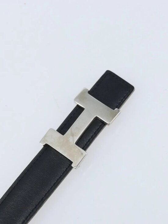 HERMES Constance Mini Reversible Belt Leather 29.1\